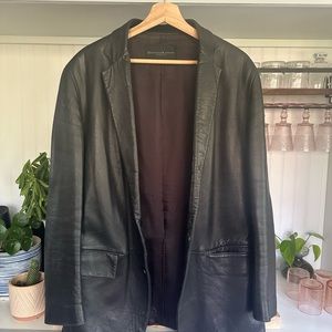 Donna Karan Black Leather Jacket